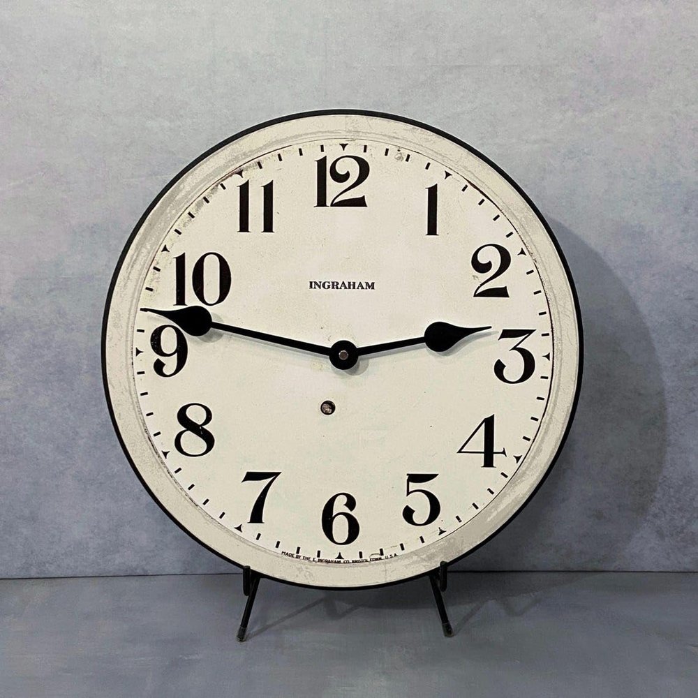 1930 Regulator Clock Wall Clock | Ultra Quiet Quartz Mechanism | Hand Made in USA Beautiful Crisp Lasting Color | Comes in 8 Sizes | 24 Inch