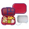 Bentgo Chill Kids Leak-Proof Lunch Box - 4-Compartment Bento Box with Built-In Ice Pack, 3.3 Cup Capacity, PFAS & BPA-Free, Microwave & Dishwasher Safe, Ideal Size for Ages 3 to 7 (Red/Royal) view 1