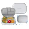 Bentgo Chill Kids Leak-Proof Lunch Box - 4-Compartment Bento Box with Built-In Ice Pack, 3.3 Cup Capacity, PFAS & BPA-Free, Microwave & Dishwasher Safe, Ideal Size for Ages 3 to 7 (Gray) view 1