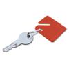 Lucky Line Square Slotted Cabinet Key Tag with Hooks and Labels, 20 Pack (2667020), Red view 4