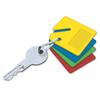 Lucky Line Square Slotted Cabinet Key Tag with Hooks and Labels, 20 Pack (2663020), Blue view 3