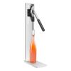 Stainless Steel Hand Corker Manual Wine Bottle Corking Machine Hand Pressure Corker Bottle Corking Inserting Stopper Tool w/ 2 POM heads view 3