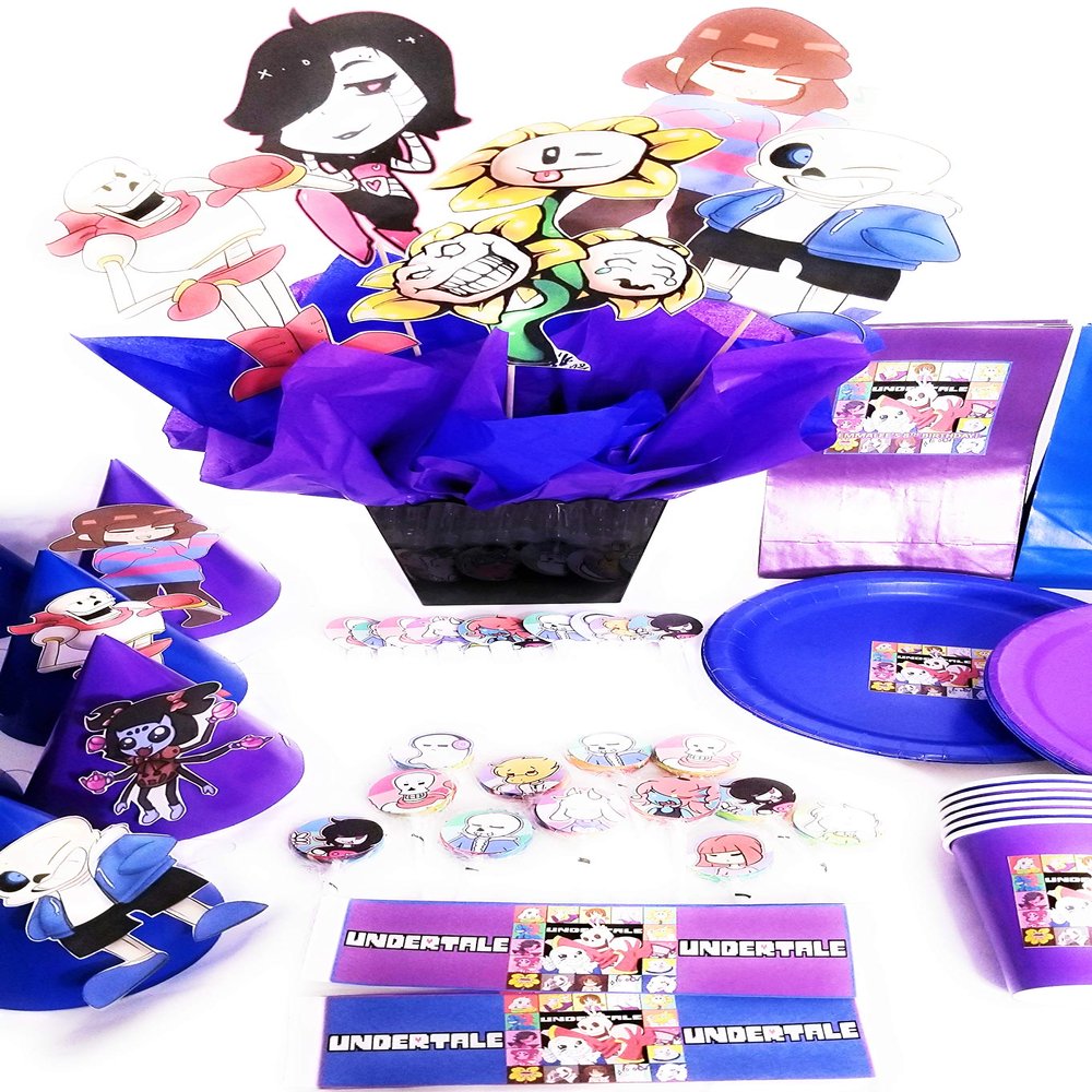 Undertales Party Package Purple and Blue