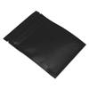 FERENLI 100PCS Mylar Zipper Lock Food Storage Bag Matte Aluminum Foil Airtight Bag with Front Window Plastic Packaging Pouch for Zip Flat Heat Seal Lock Resealable (12x18cm (4.7x7 inch), Black) view 4