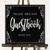~ Chalkboard ~ Guestbook/Wedding Sign 10'' x 8'' inch - Rustic/Chic. view 1