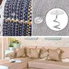 30 Pcs Twist Pins Upholstery Clear Heads Slip Cover Fasteners (120 pcs) view 4