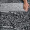 Yimobra Chenille Bathroom Rugs Non Slip, Extra Thick Soft Absorbent Bath Rug 31.5x20 Inch, Machine Washable Quick Dry Bath Mat for Bathroom Floor, Tub and Shower, Home Decor Accessories, Silver view 3