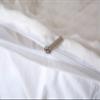 F.Y.Dreams Weighted Blanket Duvet Cover 60x80 inches with 8 Ties,Zipper on Long Side/Cotton&Minky Dot, Off-White/Just Duvet Cover view 4