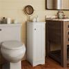 RiverRidge Ashland Slim Linen Cabinet - White - Narrow Cabinet for Bathroom Slim Storage with 2 Adjustable Shelves for Small Spaces view 2