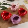Chiconon Lip Candy Bowl Windproof Ceramic Pen Holder for Patio Outdoor Indoor Home Decoration view 3