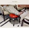 Bedroom Dressing Table Stool Makeup Vanity Stool Baroque Piano Chair Padded Bench Chair with ABS Plastic Steel Legs view 4