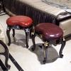 Bedroom Dressing Table Stool Makeup Vanity Stool Baroque Piano Chair Padded Bench Chair with ABS Plastic Steel Legs view 2