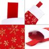 DIYASY Christmas Mini Stockings,12 Pcs Felt Glitter Snowflake Stockings for Christmas Tree and Room Ornament Decoration and Gift Holder8Inches view 2