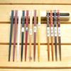 Nagao Hex Chopsticks & Chopsticks Case Set, 9.1 inches (23 cm), Red, Dishwasher Safe, Made in Japan view 2