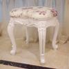 Bedroom Dressing Table Stool Makeup Vanity Stool Baroque Piano Chair Padded Bench Chair with ABS Plastic Steel Legs view 1