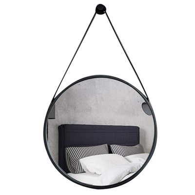 28-Inch Round Mirror, Hanging Mirror, 70CM Wall Mirror, Wall Decoration, with Iron Hook Hanging Ring, Used for Entrance Bathroom Living Room Bedroom (Gold/Black/White)