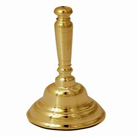 DMI Brass Pooja Ghanta Or Bell - 5.9" Height Gold