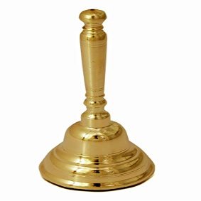 DMI Brass Pooja Ghanta Or Bell - 5.9" Height Gold
