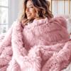 Bedsure GentleSoft Fluffy Pink Throw Blanket, Pink Decor Cozy Gifts for Teenage Girls, Soft Fuzzy Plush Thick Warm Furry Sherpa Fleece Faux Fur Throw Blanket for Couch, Cute Stuff for Women, 50x60 view 2