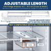 Skywin TidyFriend Refrigerator Egg Drawer 14"x7.5"x3.95" Snap-On Egg Holder with Pull-Out Drawer, Holds 18 Eggs, Fits Flat Fridge Shelves 14.116.3 in Long and 0.931.32 in Thick view 2