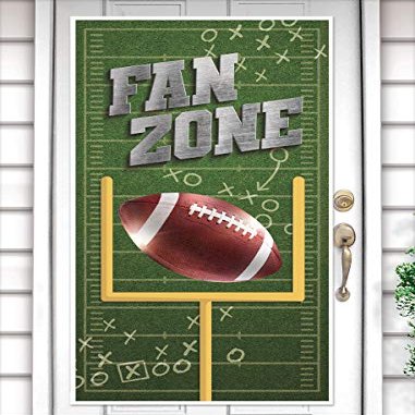 amscan Fan Zone Football Door Decoration - 1 pc