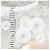 Amscan Wonderful Party Decorating Kit-1 Set, Frosty White view 1
