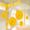 Amscan Mellow Party Decorating Kit-1 Set, Yellow Sunshine view 1