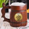 Beholder Beer Stein, Wooden Beer Mug, DnD Beer Stein view 3