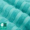 American Soft Linen Luxury 4 Piece Bath Towel Set, 600 GSM 100% Cotton Turkish Bath Towels for Bathroom, 27x54 in Large Bathroom Shower Towels, Turquoise Blue view 3