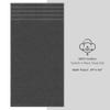 American Soft Linen Luxury 4 Piece Bath Towel Set, 600 GSM 100% Cotton Turkish Bath Towels for Bathroom, 27x54 in Large Bathroom Shower Towels, Dark Gray view 4