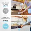 Dishwasher Magnet Clean Dirty Sign: Works on Stainless Steel Non Magnetic Dish Washers - 3.15" - Includes Magnetic Piece with Adhesive - Farmhouse Kitchen Accessories Decor, Apartment Necessities view 3