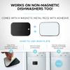Dishwasher Magnet Clean Dirty Sign: Works on Stainless Steel Non Magnetic Dish Washers - 3.15" - Includes Magnetic Piece with Adhesive - Farmhouse Kitchen Accessories Decor, Apartment Necessities view 4