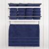 American Soft Linen Luxury Hand Towels for Bathroom, 600 GSM 100% Cotton Turkish 4 Piece Hand Towel Set, 600 GSM Hand Face Towels for Kitchen, Navy Blue Hand Towels view 2