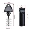 FERRODAY Draft Beer Tap Plug, 10 Pieces Keg Faucet Tap Plug Cleaning Brush view 2
