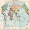Political Map of the World, 1954 - Historical Map Print - 70in x 44in view 1