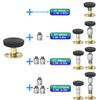4Pcs Bed Frame Anti-Shake Tool, Threaded Adjustable Headboard Stoppers, Prevent loosening Fixer Bed Frame, Bedside Telescopic Support Headboard Stabilizer for Room Wall,Beds Cabinets,Table 28mm-106mm view 3