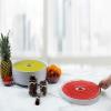 GLOGLOW Dehydrator Fruit Reel, Round Silicone Fruit Dehydrator Sheet, Non-stick, White view 3