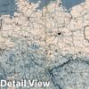 World War II Western Front Military Map 1944 - Historical Atlas Print - 70in x 44in view 2