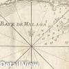 Malaga Bay, Spain Nautical Chart 1764 - Historical Map Print - 64in x 44in view 2