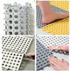 Bathroom Non-Slip Mat Anti-Fall Shower Room Foot Pad Large Hand Washing Bathroom Carpet WC Waterproof Mat, 30x30cm, 1cm Thick ALGFree (Color : D, Size : 25PCS) view 4