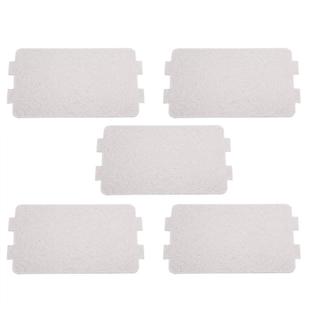 Microwave Waveguide Covers 5PCS Replacement Mica Plate Sheets for Oven Repair Suitable for Most Brands High Heat Resistance Insulation for Microwave Oven Accessory Use in Home Appliances