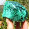 StarStuff.Rocks Crystal and Mineral Specimens: Natural Polished Malachite Freeform from Madagascar - up to1 lb piece view 4