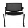 Offices to Go OTG11341B Armless Mesh Back Flip Seat Nesting Chair, 22" w x 22" d x 33" h, Set of 2 view 3