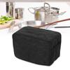 Cooker Cover Protector, Quality Polyester Pongee Electrical Appliances Dust Cover Durable Electrical Appliances Dust Cover(black, 40.6 * 23 * 25.4cm) view 2