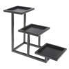HUBERT 3-Tiered Bowl Stand - 6"L x 16"W x 11"H view 2