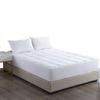 Cotton Loft Life 100% Cotton Soft Mattress Pad with Eco Friendly BioFill Made from Natural Corn Fiber and Recycled Polyester, Twin XL, White view 1