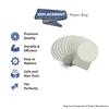 48 Micro Filtration Paper Bags Replacement Part For Compact Tristar Canister # compare to part 70305 view 2