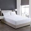 Cotton Loft Life 100% Cotton Soft Mattress Pad with Eco Friendly BioFill Made from Natural Corn Fiber and Recycled Polyester, King, White view 2