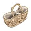 Abbott Collection 27-GLOBAL-664 Heavy Woven Market Tote, 18x11 inches H, Natural view 2