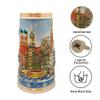 0.7 Liter | OktoberfestHaus Oktoberfest Stein With German Themes Of Munich, Edelweiss and Draft Horses Engraved Stein Oktoberfest Souvenir and Oktoberfest Beer Mug view 3